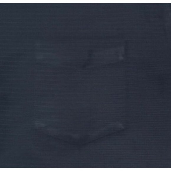 Mens Croft & Barrow Short Sleeve Shirt XL Deep Blue Button Down Chest Pocket - Picture 3 of 7